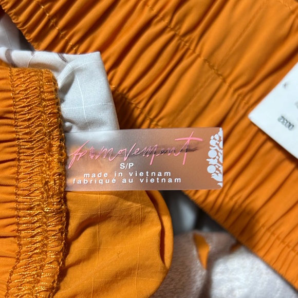 NEW Free People Womens Active/Swim Shorts Small embroidered overlay - Picture 3 of 5